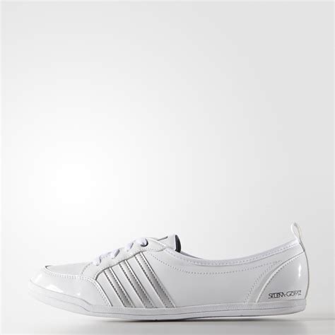 adidas piona weiß silber|White adidas Originals Shoes.